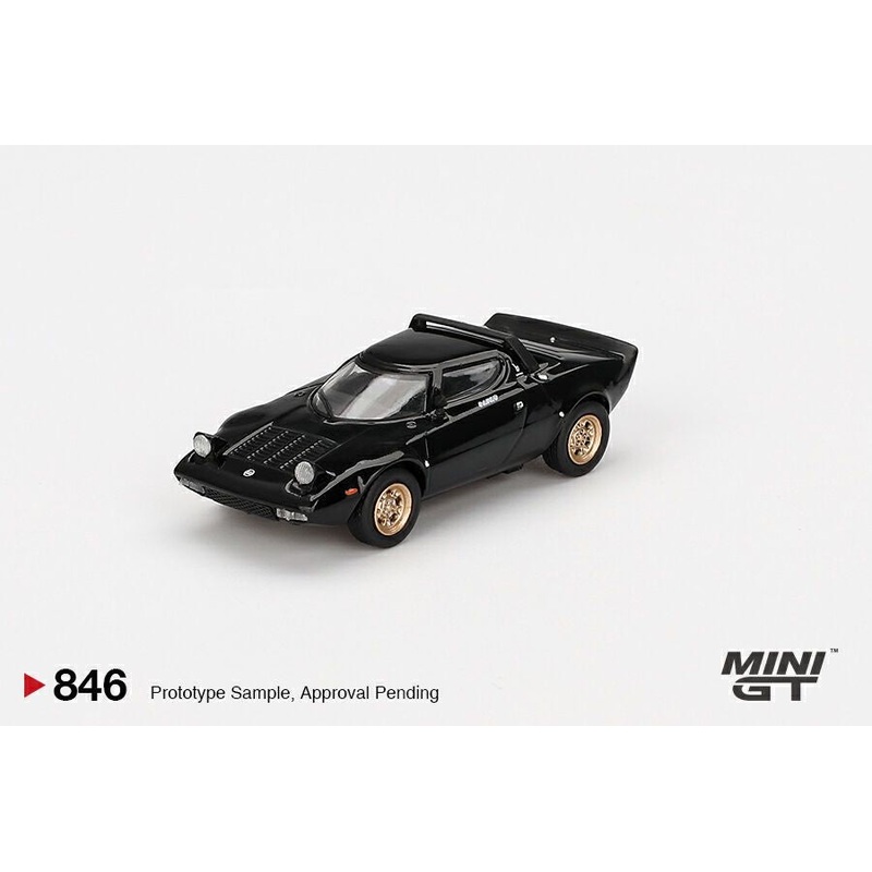Mini GT 1/64 Lancia Stratos HF Stradale Nero
