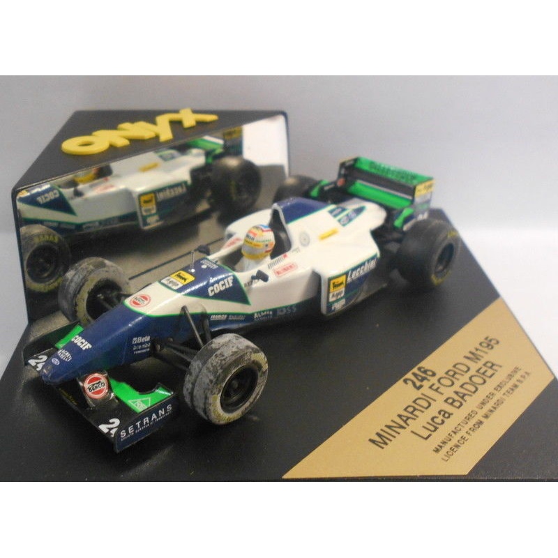 Onyx 1/43 Scale - 246 MINARDI FORD LUCA BADOER M195