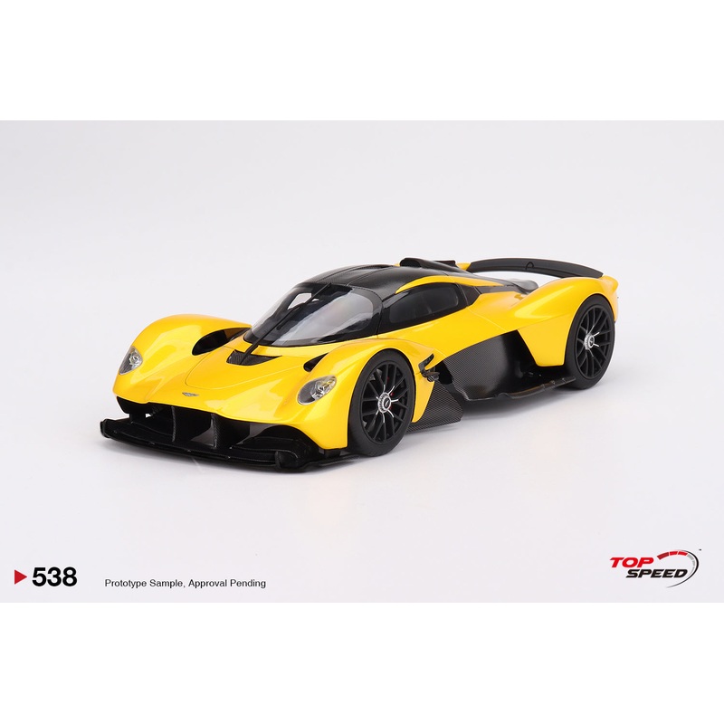 Topspeed Aston Martin Valkyrie Sunburst Yellow 1:18