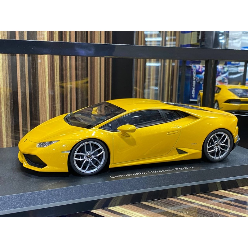 1/18 Diecast Lamborghini Huracan LP 610-4 Yellow Kyosho Scale Model Car