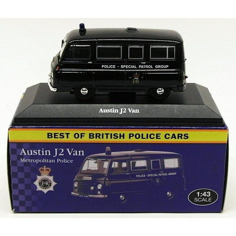 Atlas Editions 1/43 Scale 4 650 102 - Austin J2 Van - Metropolitan Police