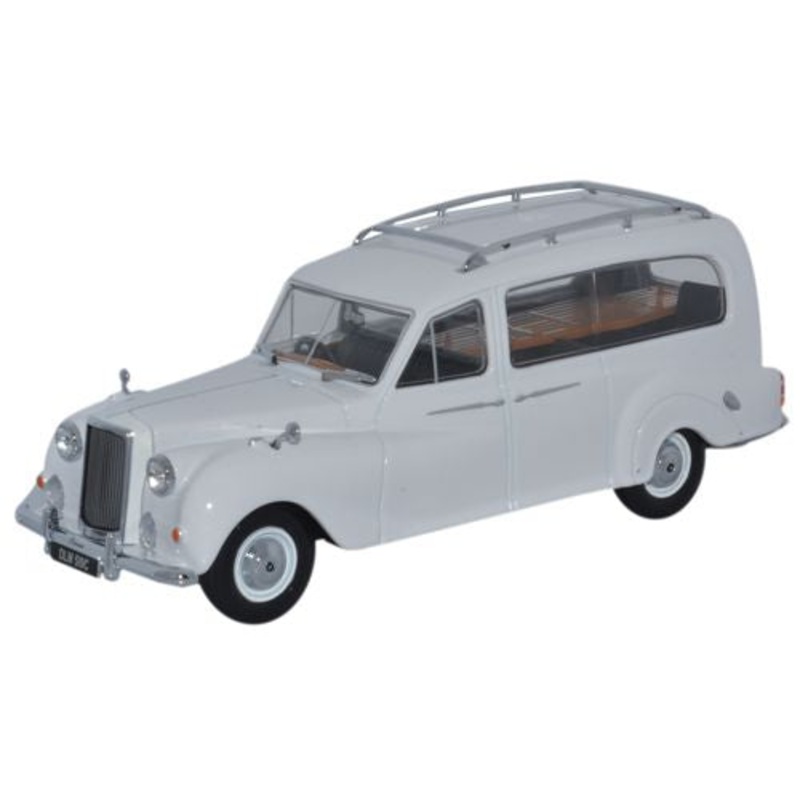 Austin Hearse White - 1:43 Scale