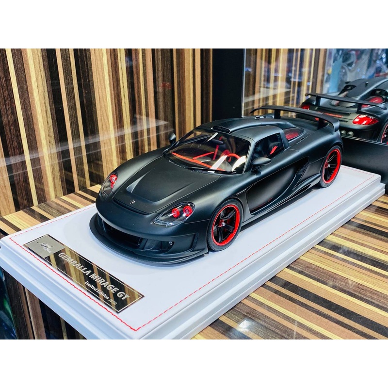 Exclusive IVY Models Gemballa MIRAGE GT Resin Model - Satin Jet Black | Limited Edition!