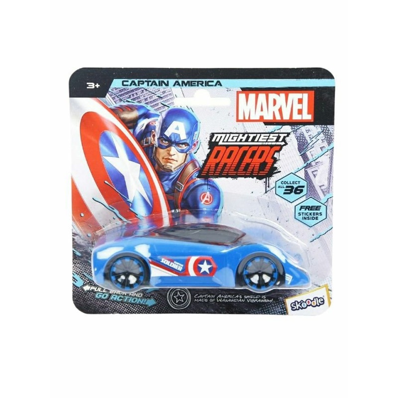 Skoodle Marvel Pull-Back captain America mightiest racers