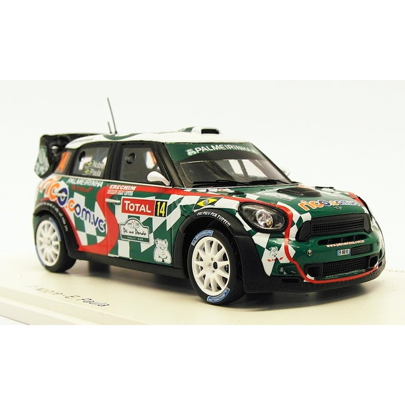 Spark 1/43 Scale S3352 - Mini John Cooper Works WRC #14 Monte Carlo 2012