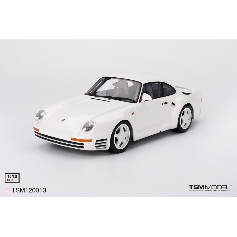 Truescale Miniatures (TSM) Porsche 959 Sport Grand Prix White 1:12