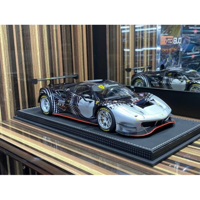 1/18 Diecast Ferrari 488 Modificata Blue BBR Scale Model Car