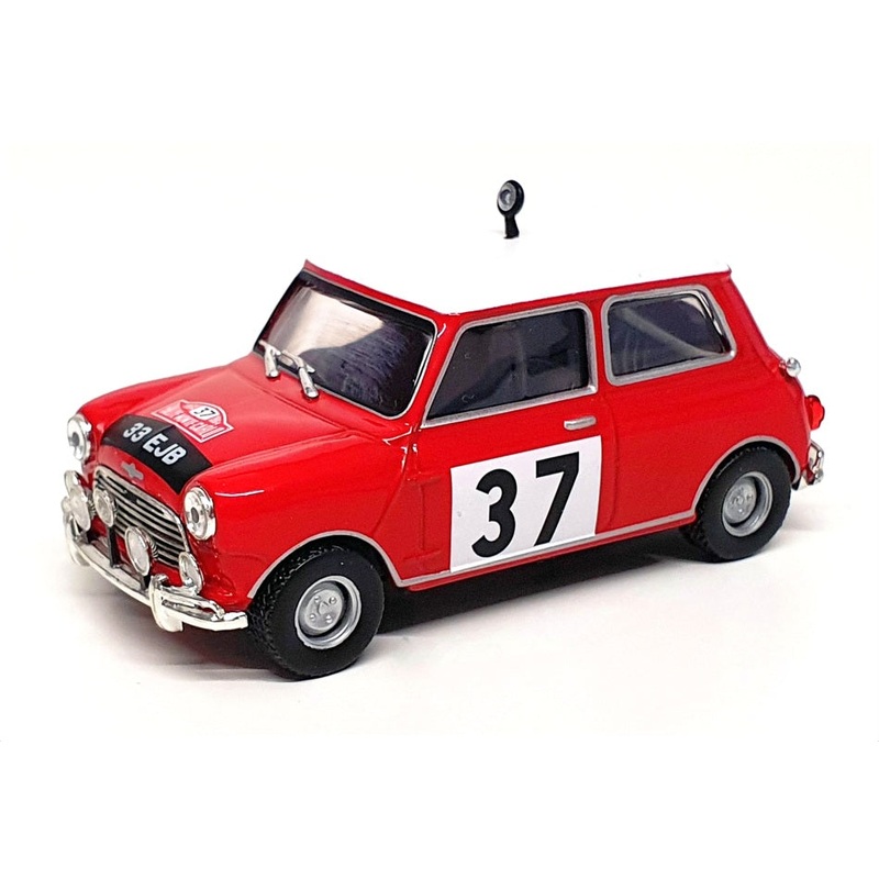 Altaya 1/43 Scale 056 - Mini Cooper S Monte Carlo 1964 #37 Hopkirk/Liddon