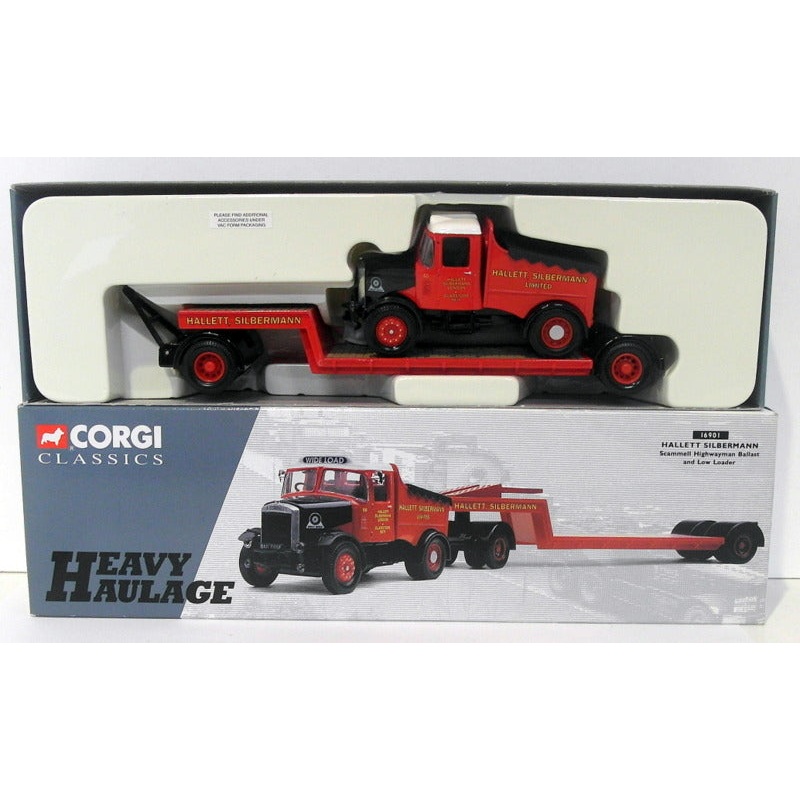 Corgi 1/50 Scale 16901 -  Scammell Ballast & Low Loader Hallett & Silbermann