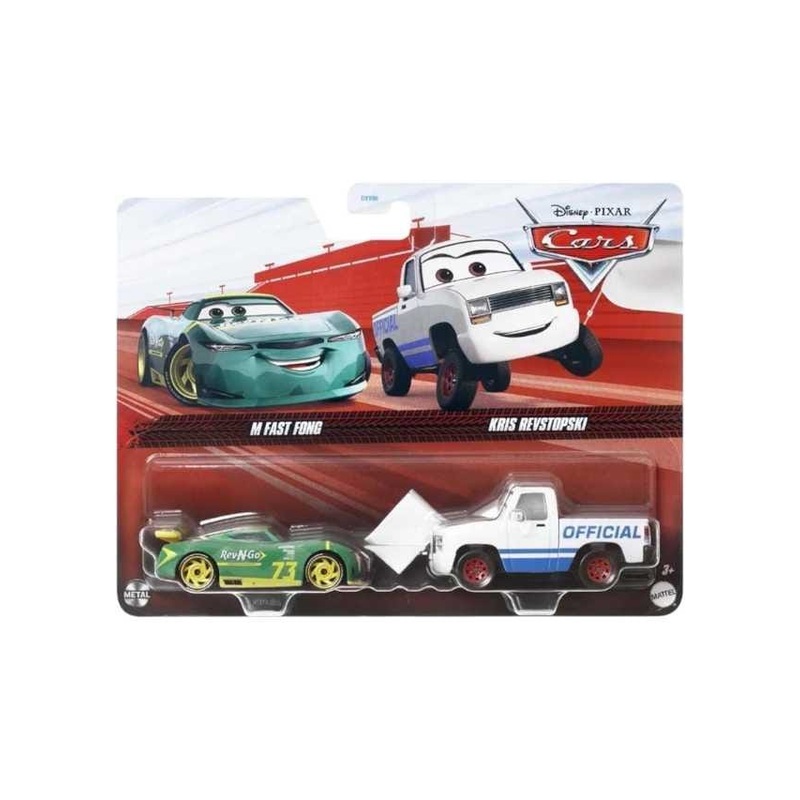 Disney Pixar Cars 2 pack M Fast Fong and Kris Revstopski