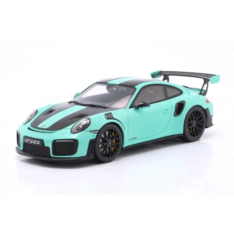 GT Spirit Porsche 911 991.2 GT2 RS w/ Weissach Pkg Mint Green 1:18 Porsche Museum