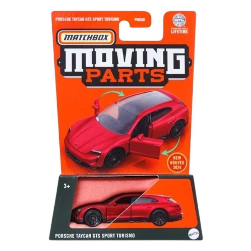 Matchbox moving parts Porsche taycan GTS sport turismo