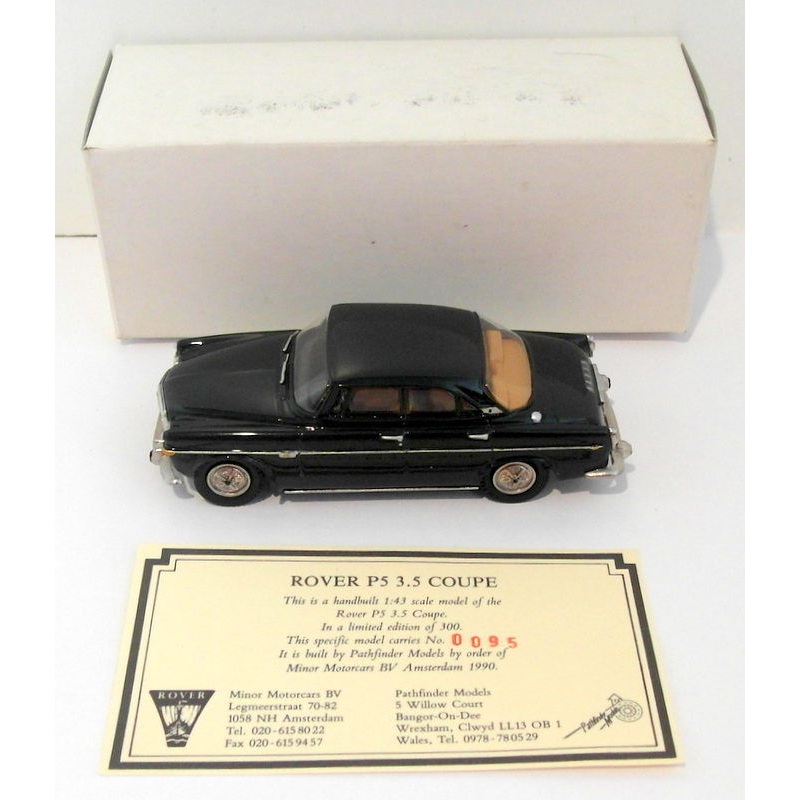 Pathfinder Minor Motorcars 1/43 Scale PFM095 - Rover P5 3.5 Coupe 1 Of 300