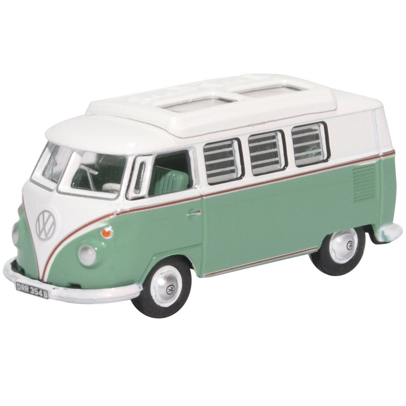 VW T1 Camper Turquoise  and White