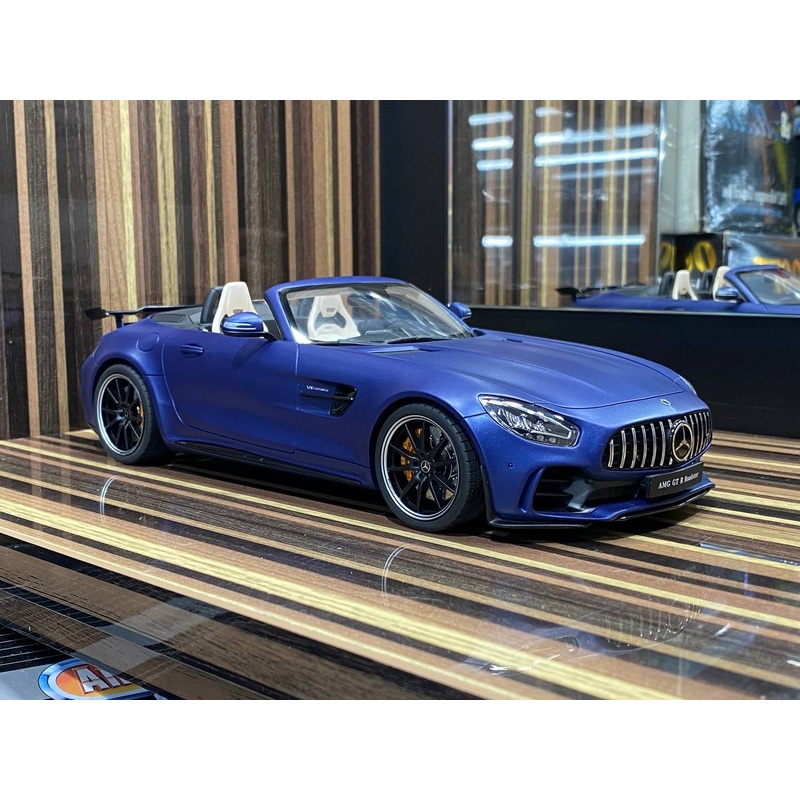 1/18 Diecast Mercedes-Benz AMG GT R Roadster Blue GT Spirit Scale Model Car
