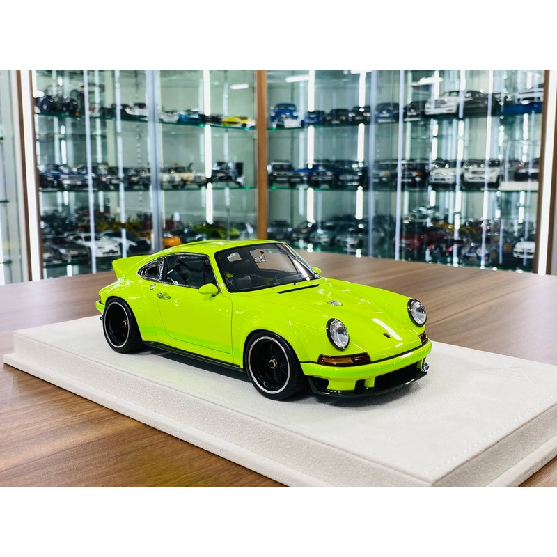 1/18 Resin Porsche 911 Singer DLS Green Limited 30 Pcs by Make Up
