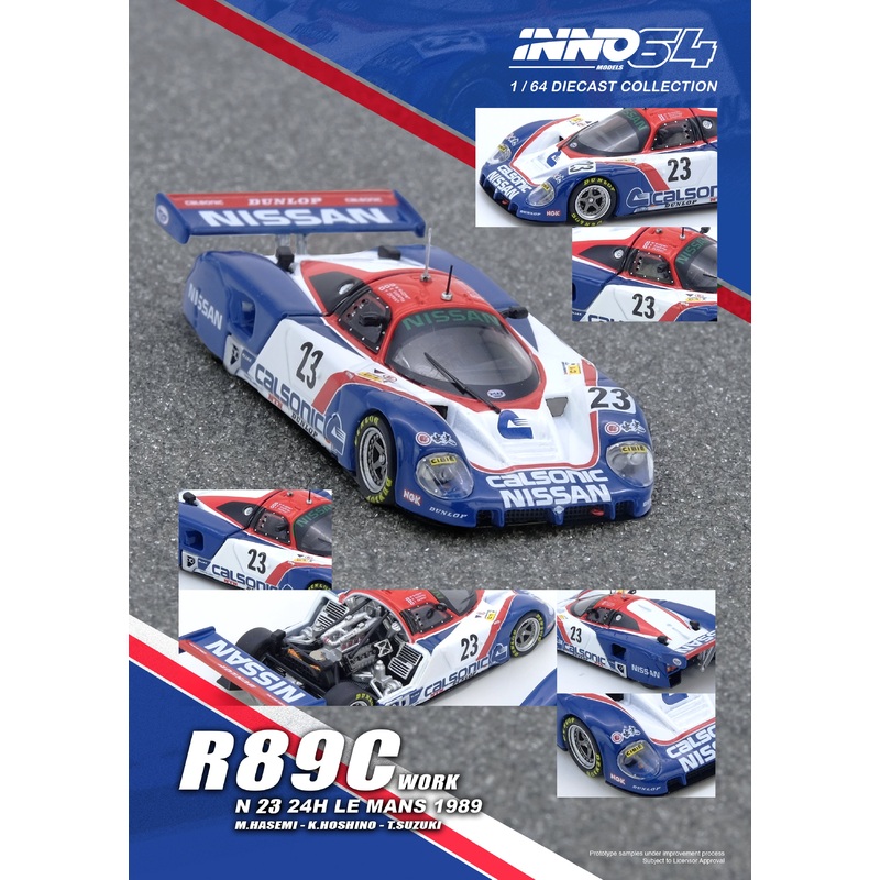 [ETA:  Nov 2025 ] Inno64 1/64 R89C LE MANS 1989 No23  Masahiro Hasemi / Kazuyoshi Hoshino / Toshio Suzuki