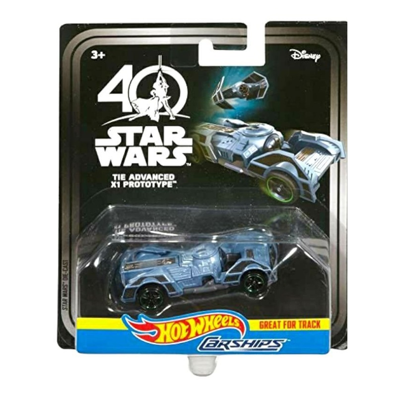 Exclusive Hotwheels Carships Star Wars Tie Advanced X1 Prototype