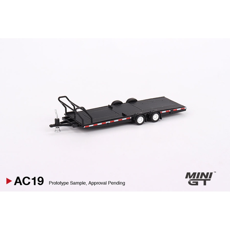 Mini GT 1/64 Car Hauler Trailer Type B Black