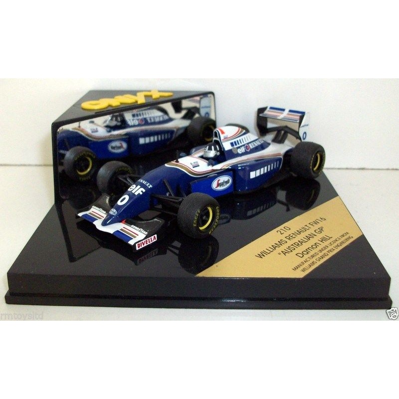 ONYX 1/43 - 210 WILLIAMS RENAULT FW16 'AUSTRALIAN GP' DAMON HILL