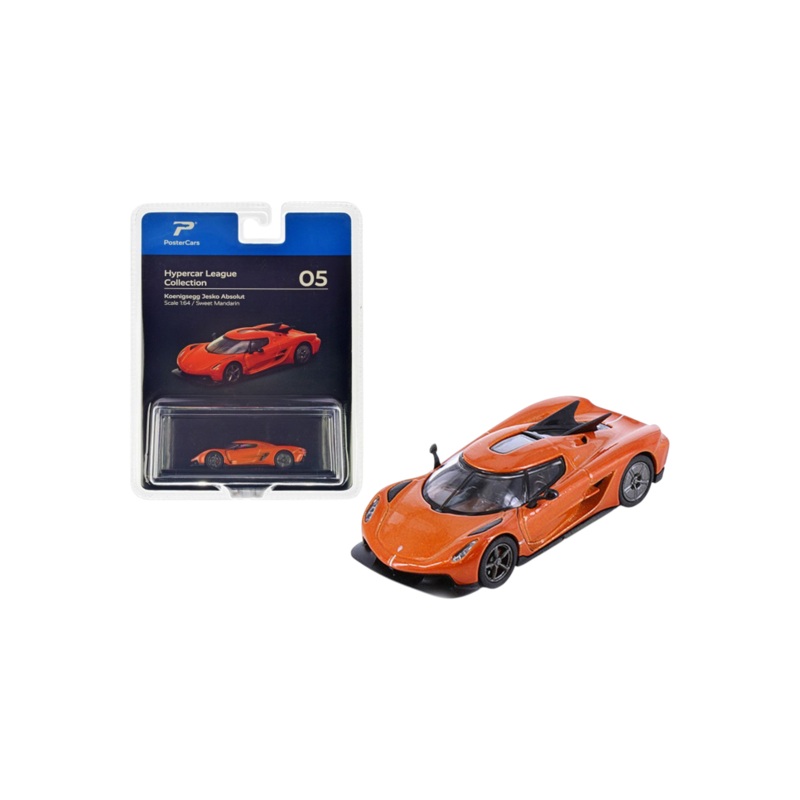 PosterCars Hypercar League Collection Koenigsegg Jesko Absolut 1:64 Scale