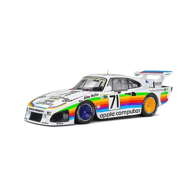 Solido 1980 Porsche 935 K3 #71 Apple Computer 24hr Le Mans White 1:18