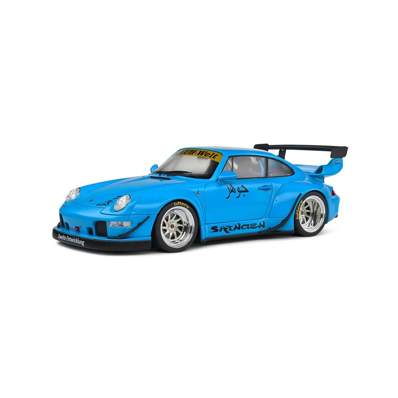Solido 2018 Porsche 993 RWB Bodykit Shingen Blue 1:18