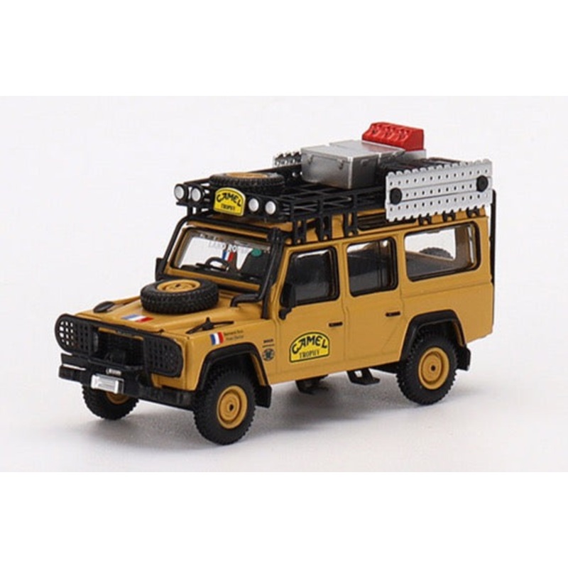 Mini GT 1/64 Land Rover Defender 110 1989 Camel Trophy Amazon Team France ***in clamshell blisters***