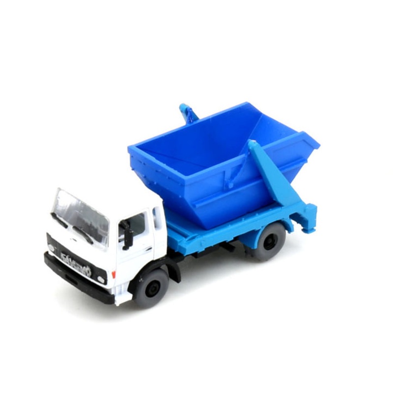 Ready-made truck Saviem JP 11 Skiploader  Blue-White