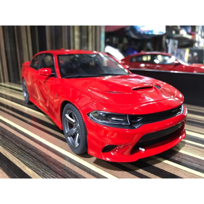 1/18 Diecast Dodge Charger SRT Hellcat Red GT Spirit Scale Model Car
