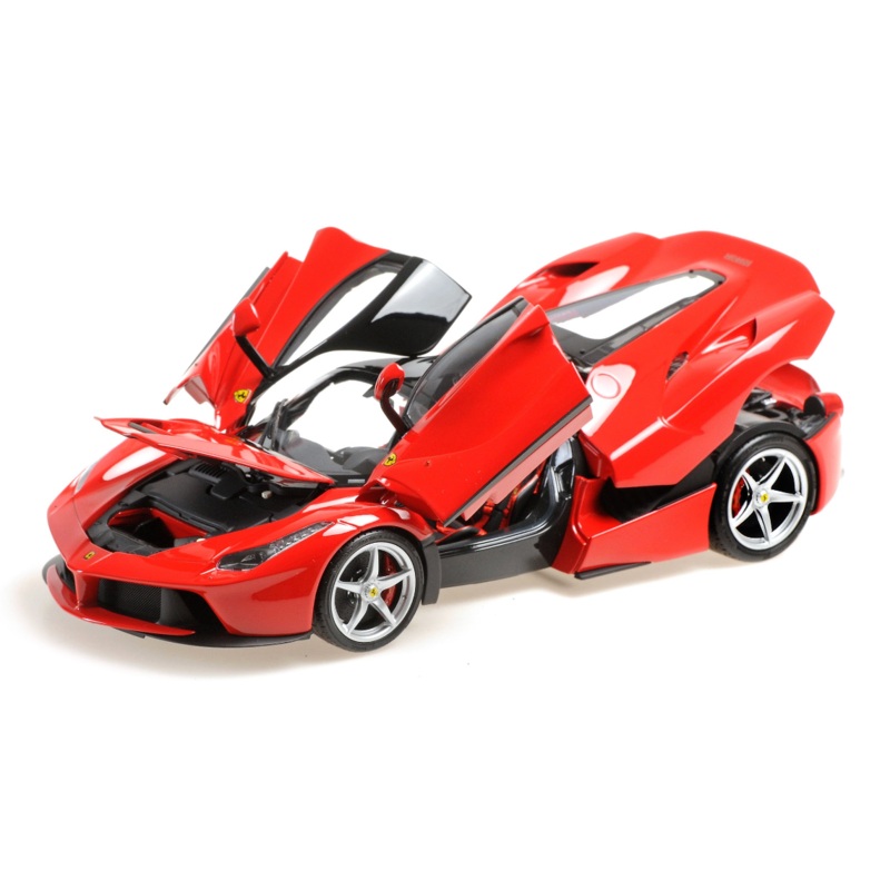 BBR 2013 Ferrari LaFerrari Red Sport Seats Rosso Corsa (Ferrari Red) w/ Openings 1:18