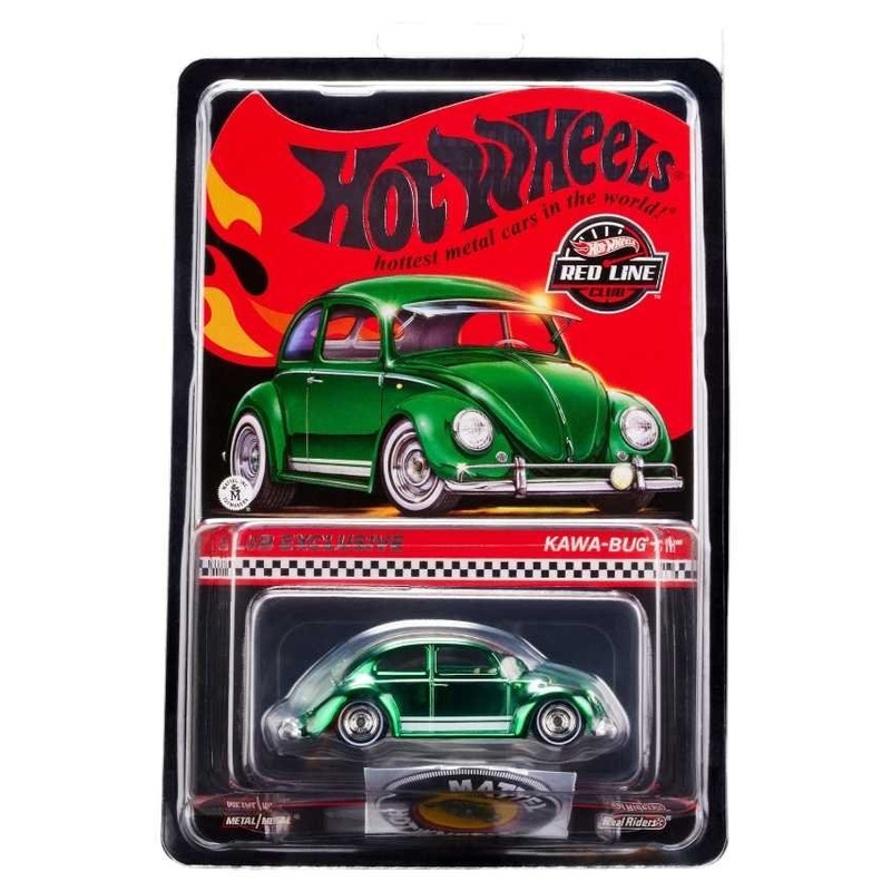 Exclusive Hotwheels Kawa -Bug A (With Protector patch and pin )