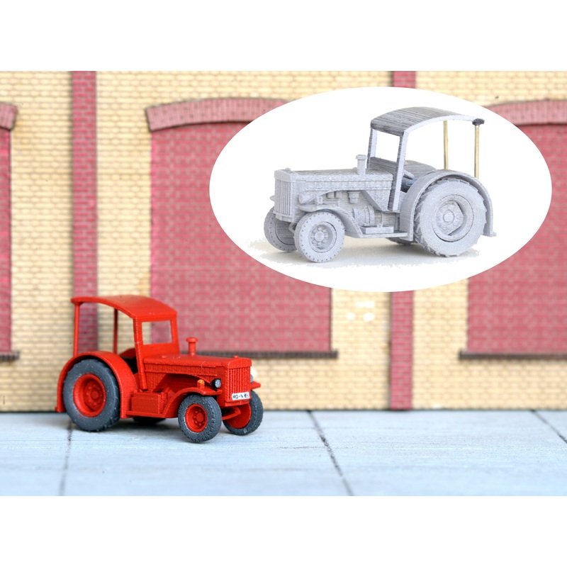 Hanomag R55 tractor open