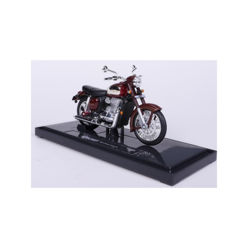Maisto Classic 300 Maroon Jawa Yezdi Bikes 1:18