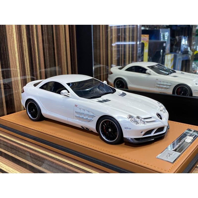Mercedes Benz SLR Mclaren 722 by IVY Models [ 1/18 Resin Pearl White Limited]