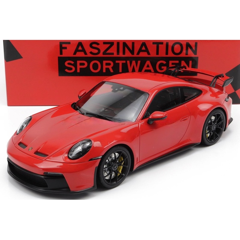 Minichamps 2022 Porsche 911 992 GT3 Guards Red w/ Black Wheels 1:18 LIMITED