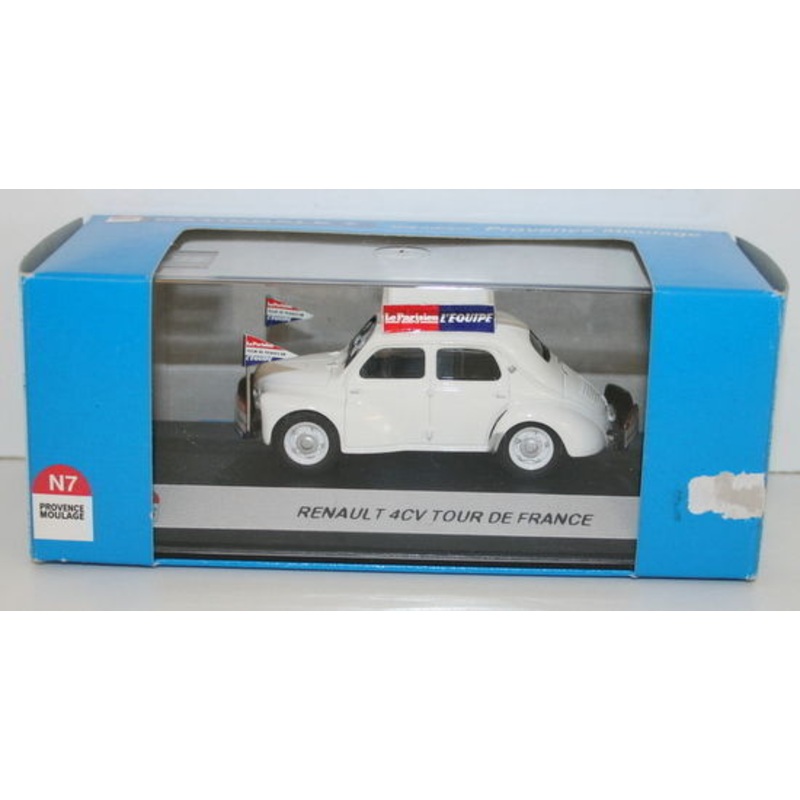 PROVENCE MOULAGE 1/43 SCALE RESIN MODEL - N001 - RENAULT 4CV TOUR DE FRANCE