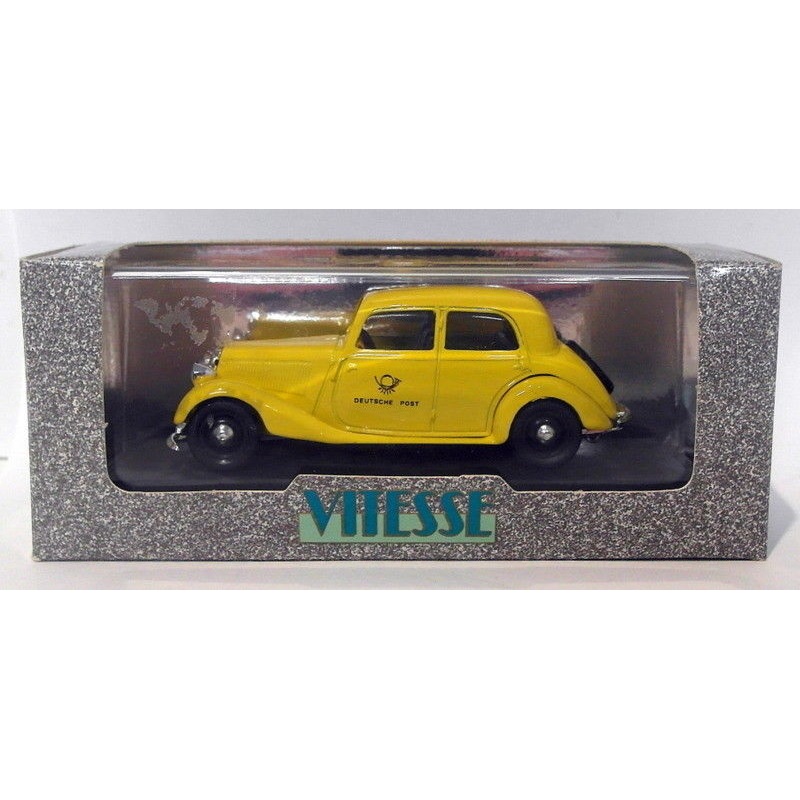 Vitesse Models 1/43 Scale Metal Model - 165 Mercedes 170 Bundespost - Yellow