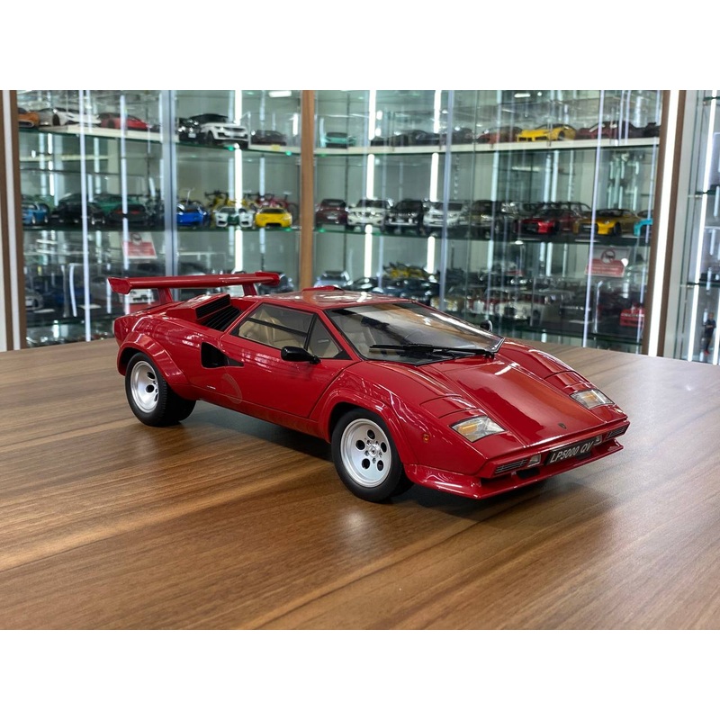 1/12 Diecast KK Scale Lamborghini Countach LP5000 QV | Red | Full-Opening