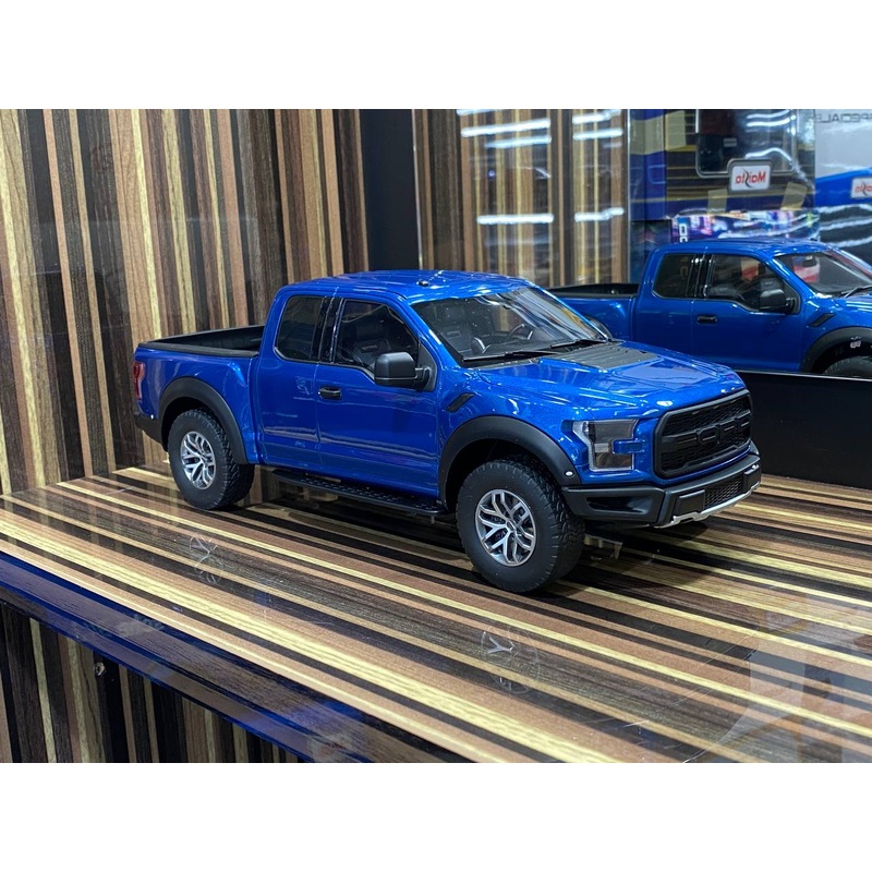 1/18 Diecast Ford F-150 Raptor Blue GT Spirit Scale Model Car