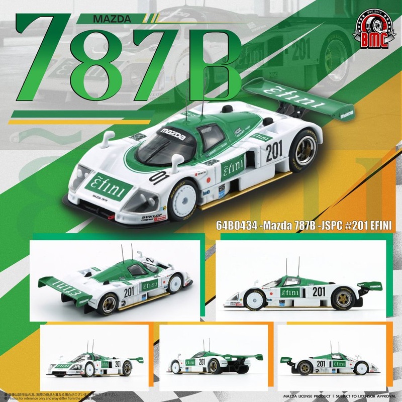 [ETA:  Jan 2026 ] BM Creations 1/64 Mazda 787B - JSPC #201 EFINI