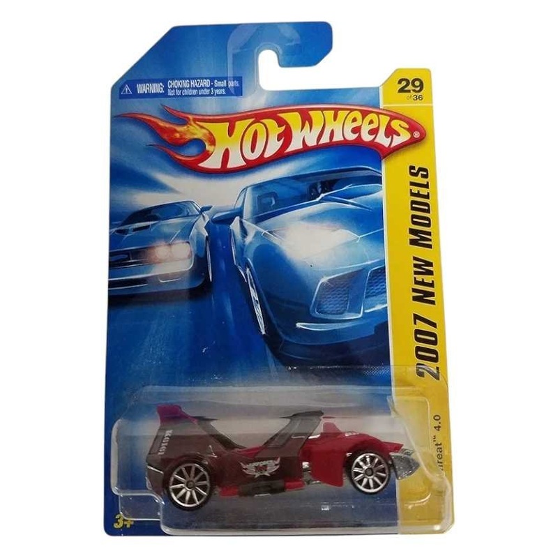 Exclusive Hotwheels 2007 New Models jet Threat 4.0