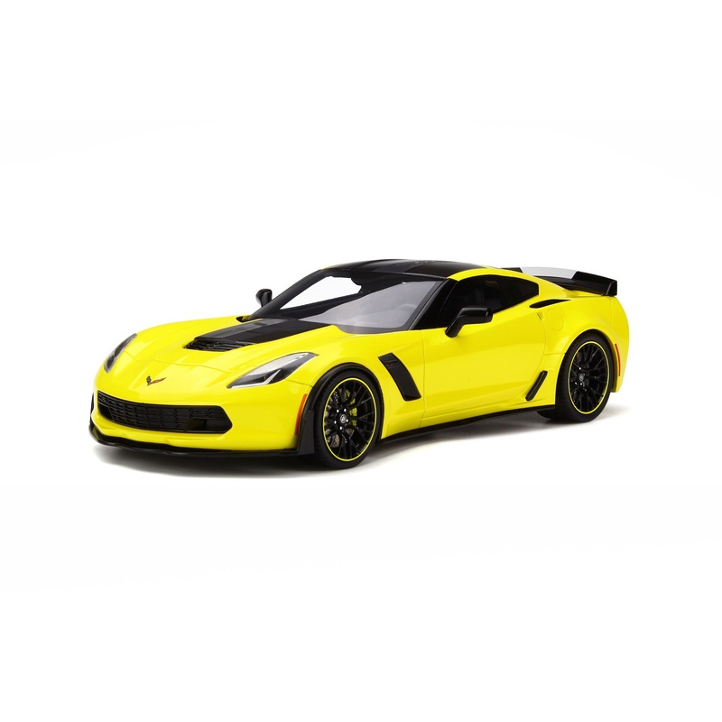 GT Spirit 2016 Chevy Corvette C7-R Z06 Yellow Tintcoat 1:18