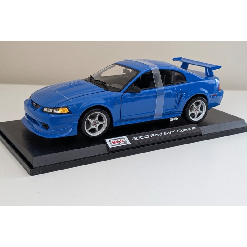 Maisto 2000 Ford SVT Mustang Cobra R Blue 1:18