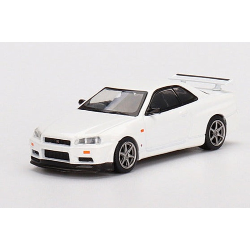 Mini GT 1/64 Nissan Skyline GT-R (R34) V-Spec N1 White ***in clamshell blisters***