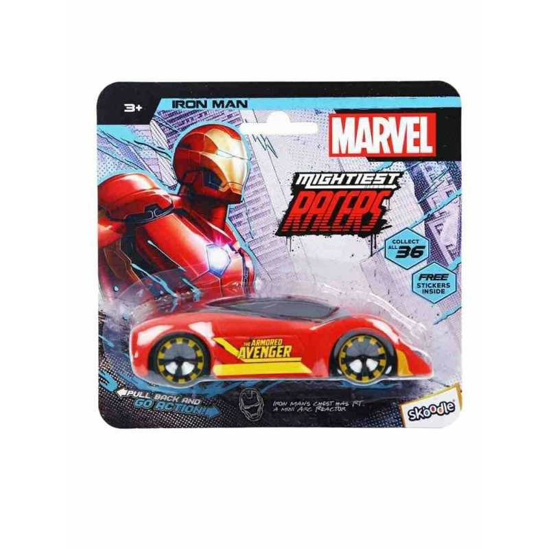 Skoodle Marvel Pull-Back Ironman mightiest racers