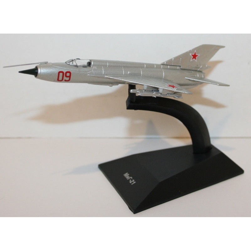 1:120 Scale Diecast Russian Fighter Plane Model - Mikoyan-Gurevich MiG-21 USSR