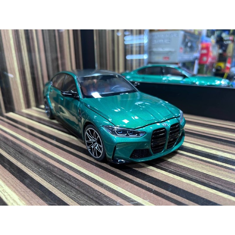 1/18 Diecast BMW M3 2020 Green Model Car by Minichamps