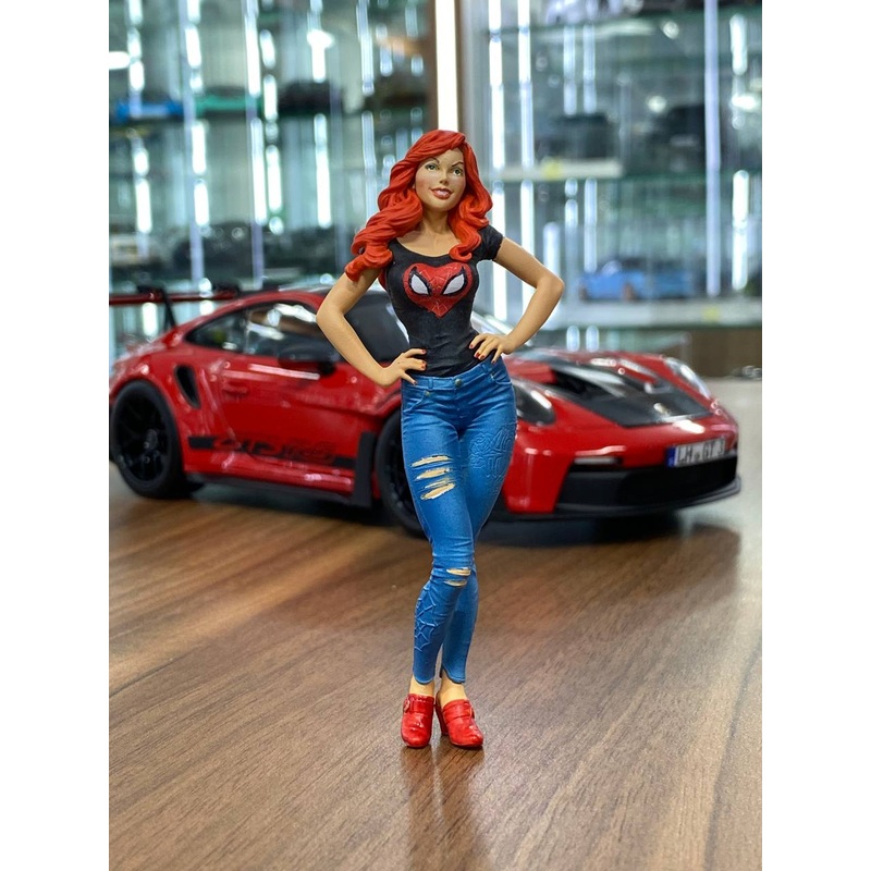 1/18 Scale Figure Mary Jane -SPIDERMAN Black T-shirt by SF [ SF-118005]
