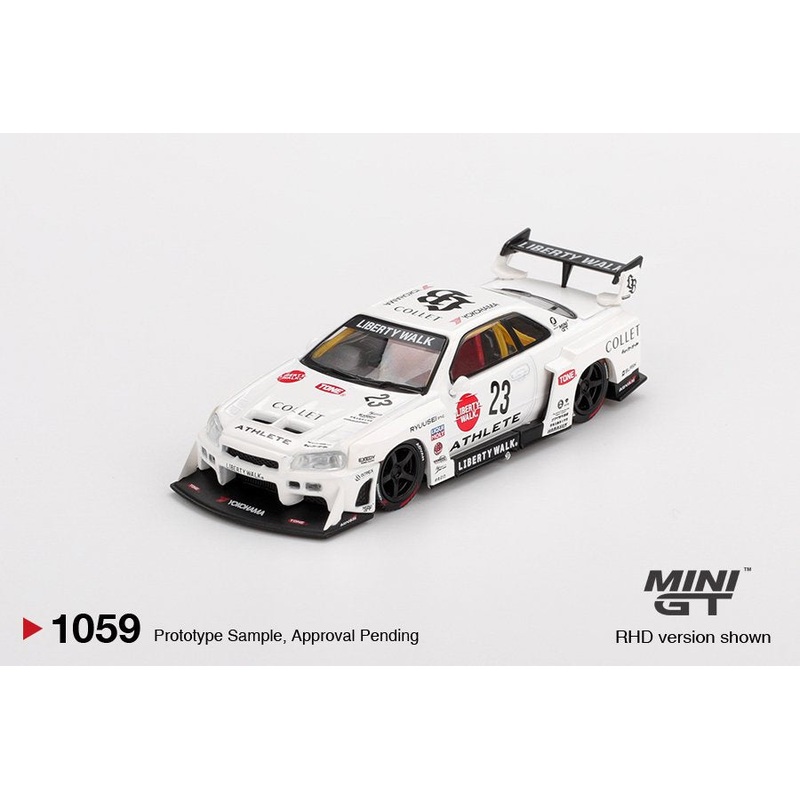 [ETA:  Dec 2025 ] Mini GT 1/64 Nissan LB-ER34 Super Silhouette ATHLETE/COLLET